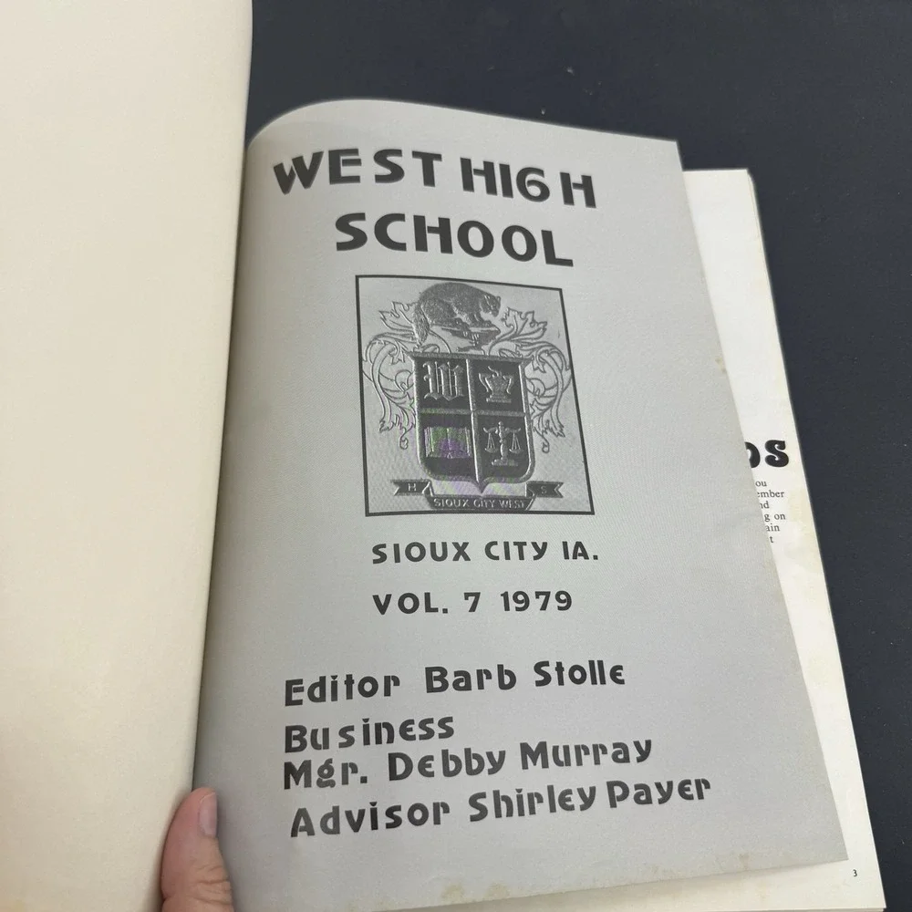 West High School 1979 Yearbook Sioux City Iowa Keepsakes The West High Story